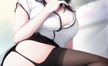 OL teases with a selfie hentai 11