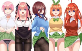 Lifting Their Skirts (Quintessential Quintuplets) hentai 13