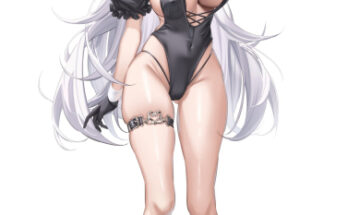 black-swimsuit-white-sunhat-hentai.jpg