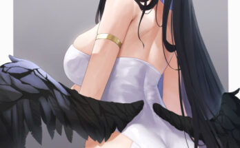 Albedo's incredible ass and thighs hentai 17