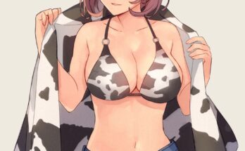 mutsu-in-a-cowkini-kancolle.png