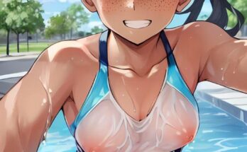 Namona’s swimsuit malfunctioned (Pokémon) [Kix] hentai 1