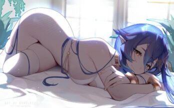 Layla laying pretty in bed [Genshin Impact] hentai 5