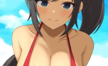 Homura on beach [Senran Kagura] hentai 5