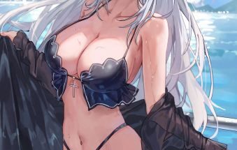 Swimsuit Shiroko hentai 13