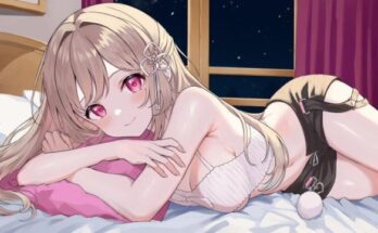 Seductive Ecchi Goddess Tempts and Teases on the Silky Sheets hentai 15