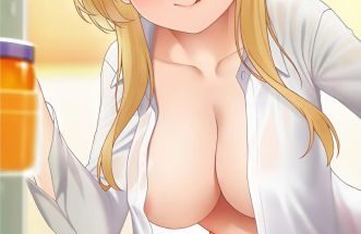Lumine checking the fridge hentai 23