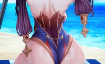 Mona at the beach hentai 17