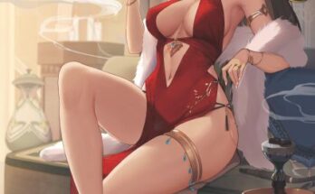 Mommy Dehya in dress hentai 5
