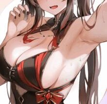 Hu Tao but with big milkers hentai 13