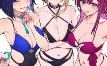 Mommies in swimsuit hentai 5