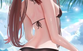 Swimsuit Hu Tao hentai 17