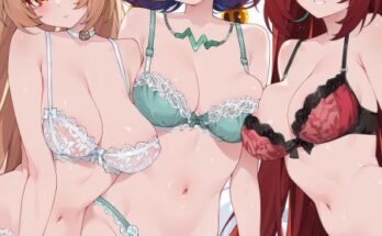 Alice, Belle & Yuzuha in Lingerie hentai 17