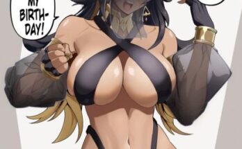 Dehya dresses up as a belly dancer on her birthday (TomorrowsJoker) hentai 7