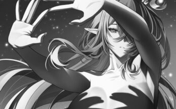 Lauma Covering her breasts with shadow (Abisu) hentai 21