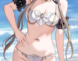 Swimsuit Sandrone hentai 5