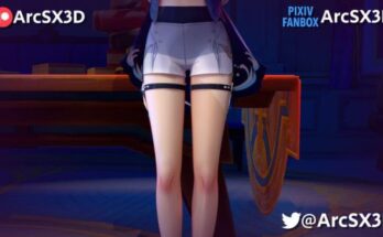 Furina getting pumped (Arcsx3D) hentai 21